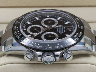 GENTS ROLEX DAYTONA 116500LN STAINLESS STEEL BLACK DIAL STICKERS WARRANTY 2020 UK B&P