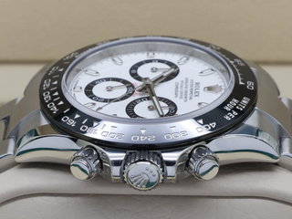 GENTS ROLEX DAYTONA PANDA 116500LN STAINLESS STEEL WHITE DIAL UNWORN STICKERS 2023 UK B&P