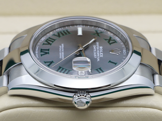 GENTS ROLEX DATEJUST 41mm 126300 STAINLESS STEEL WIMBLEDON DIAL UNWORN 2025 UK B&P