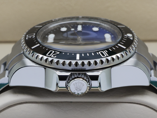 GENTS ROLEX DEEPSEA SEA-DWELLER D-BLUE 116660 JAMES CAMERON STAINLESS STEEL WARRANTY STICKERS 2015 UK B&P