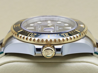 GENTS ROLEX SEA-DWELLER 43mm 126603 YELLOW GOLD STAINLESS STEEL WARRANTY 2023 UK B&P