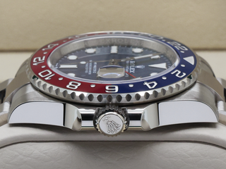 GENTS ROLEX GMT-MASTER II PEPSI 126710BLRO STAINLESS STEEL WARRANTY 2022 UK B&P