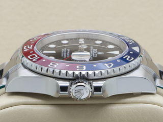GENTS ROLEX GMT-MASTER II PEPSI 126710BLRO STAINLESS STEEL WARRANTY STICKERS 2021 UK B&P