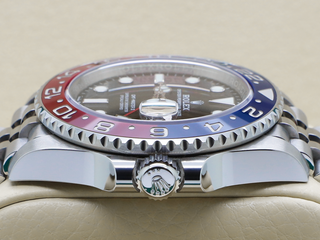 GENTS ROLEX GMT-MASTER II PEPSI 126710BLRO STAINLESS STEEL WARRANTY 2024 UK B&P