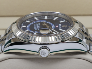 GENTS ROLEX SKY-DWELLER 42mm 336934 STAINLESS STEEL BLUE DIAL WARRANTY 2025 UK B&P