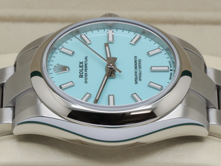LADIES ROLEX OYSTER PERPETUAL 31mm 277200 STAINLESS STEEL TIFFANY BLUE DIAL UNWORN 2026 UK B&P
