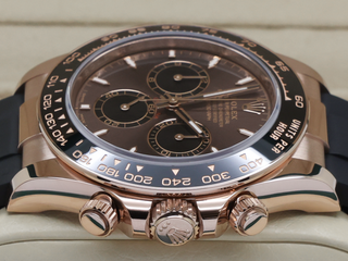 GENTS ROLEX DAYTONA 18ct ROSE GOLD OYSTERFLEX 126515LN CHOCOLATE DIAL NEW MODEL WARRANTY 2025 UK B&P