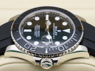 GENTS ROLEX YACHT-MASTER 42mm 226659 18ct WHITE GOLD OYSTERFLEX WARRANTY 2025 UK B&P