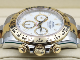 GENTS ROLEX DAYTONA 18ct YELLOW GOLD/STEEL 126503 WHITE DIAL WARRANTY 2025 UK B&P