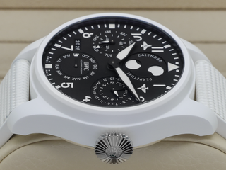 GENTS IWC SCHAFFHAUSEN PERPETUAL CALENDAR BIG PILOT'S TOP GUN LAKE TAHOE 46.5MM IW503008 STAINLESS STEEL WARRANTY 2023 UK B&P