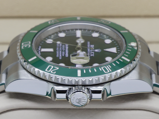 GENTS ROLEX SUBMARINER DATE HULK 40mm 116610LV STAINLESS STEEL WARRANTY STICKERS 2018 UK B&P