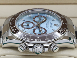 GENTS ROLEX DAYTONA PLATINUM 126506 ICE BLUE DIAL WARRANTY 2025 UK B&P