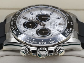 GENTS ROLEX DAYTONA 18CT WHITE GOLD OYSTERFLEX METEORITE 126519LN UNWORN 2026 UK B&P