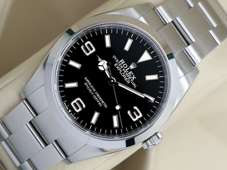 GENTS ROLEX EXPLORER I 36mm 124270 STAINLESS STEEL BLACK DIAL UNWORN 2024 UK B&P
