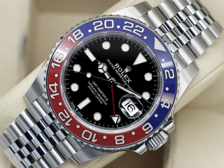 GENTS ROLEX GMT-MASTER II PEPSI MK1 126710BLRO STAINLESS STEEL WARRANTY 2018 UK B&P