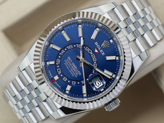 GENTS ROLEX SKY-DWELLER 42mm 336934 STAINLESS STEEL BLUE DIAL UNWORN 2025 UK B&P