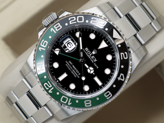 ROLEX GMT-MASTER II LHD SPRITE 126720VTNR STAINLESS STEEL WARRANTY 2022 UK B&P