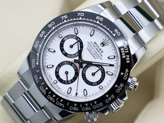 GENTS ROLEX DAYTONA PANDA 116500LN STAINLESS STEEL WHITE DIAL UNWORN 2022 UK B&P