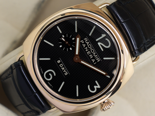 GENTS PANERAI RADIOMIR 45MM 18CT PINK GOLD PAM00197 WARRANTY 2010 UK B&P