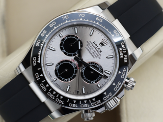 GENTS ROLEX DAYTONA 18ct WHITE GOLD OYSTERFLEX GHOST 126519LN WARRANTY STICKERS 2025 UK B&P