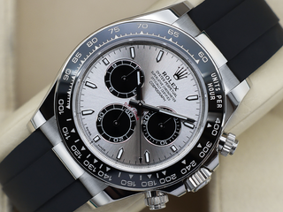GENTS ROLEX DAYTONA 18ct WHITE GOLD OYSTERFLEX GHOST 126519LN WARRANTY 2025 UK B&P