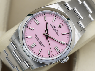 ROLEX OYSTER PERPETUAL 36mm 126000 STAINLESS STEEL CANDY PINK DIAL UNWORN 2026 UK B&P