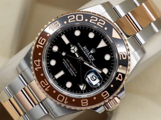 ROLEX GMT-MASTER II ROOT BEER 126711CHNR 18ct ROSE GOLD/STEEL WARRANTY 2021 UK B&P