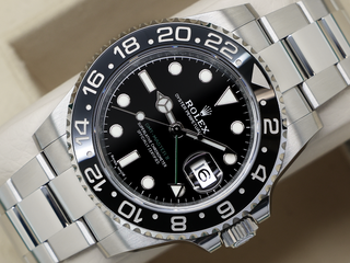 GENTS ROLEX GMT-MASTER II 116710LN STAINLESS STEEL WARRANTY 2019 UK B&P