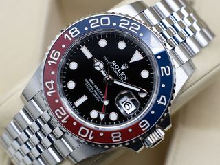 GENTS ROLEX GMT-MASTER II PEPSI 126710BLRO STAINLESS STEEL UNWORN 2025 UK B&P