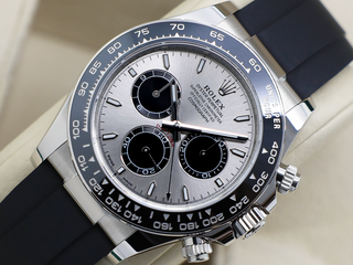 GENTS ROLEX DAYTONA 18ct WHITE GOLD OYSTERFLEX GHOST 126519LN WARRANTY 2025 UK B&P