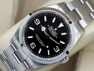 GENTS ROLEX EXPLORER I 36mm 124270 STAINLESS STEEL BLACK DIAL WARRANTY 2024 UK B&P