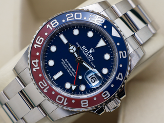 GENTS ROLEX GMT-MASTER II PEPSI 126710BLRO WHITE GOLD WARRANTY 2021 UK B&P