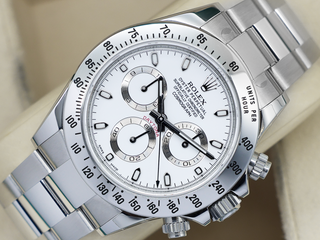 GENTS ROLEX DAYTONA APH CHROMALIGHT 116520 STAINLESS STEEL WHITE DIAL UNWORN STICKERS 2016 B&P