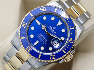 GENTS ROLEX SUBMARINER DATE 41mm 126613LB 18ct GOLD/STEEL BLUE DIAL WARRANTY STICKERS 2025 UK B&P