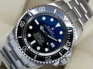 GENTS ROLEX DEEPSEA SEA-DWELLER D-BLUE 116660 JAMES CAMERON STAINLESS STEEL WARRANTY STICKERS 2015 UK B&P