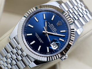 GENTS ROLEX DATEJUST 41mm 126334 STAINLESS STEEL BLUE DIAL UNWORN 2026 UK B&P