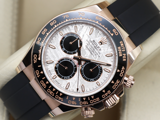 GENTS ROLEX DAYTONA 18ct ROSE GOLD OYSTERFLEX 126515LN METEORITE DIAL NEW UNWORN 2025 UK B&P