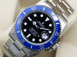 GENTS ROLEX SUBMARINER DATE 41mm BLUEBERRY 126619LB 18ct WHITE GOLD BLACK DIAL WARRANTY 2021 UK B&P