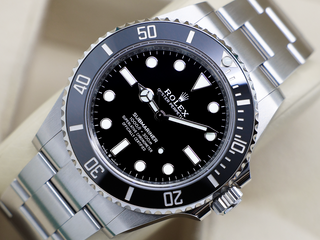 GENTS ROLEX SUBMARINER NON DATE 41mm 124060 STAINLESS STEEL WARRANTY 2024 UK B&P