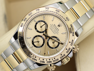 GENTS ROLEX DAYTONA 18ct YELLOW GOLD/STEEL 126503 CHAMPAGNE DIAL WARRANTY 2023 UK B&P