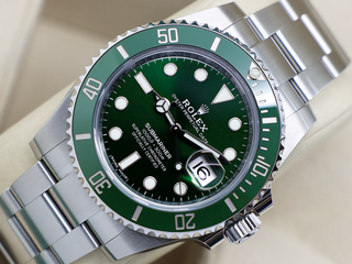 GENTS ROLEX SUBMARINER DATE HULK 40mm 116610LV STAINLESS STEEL WARRANTY 2019 UK B&P