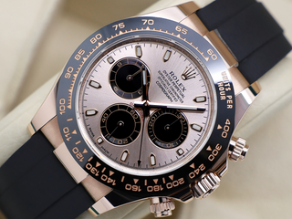 GENTS ROLEX DAYTONA 18ct ROSE GOLD OYSTERFLEX 116515LN SUNDUST DIAL UNWORN 2023 UK B&P