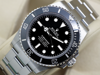 GENTS ROLEX SUBMARINER NON DATE 41mm 124060 STAINLESS STEEL WARRANTY 2025 UK B&P