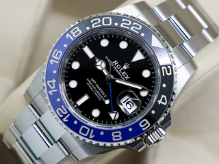 ROLEX GMT-MASTER II BATMAN 126710BLNR STAINLESS STEEL WARRANTY 2026 UK B&P