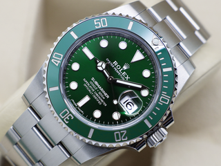 GENTS ROLEX SUBMARINER DATE HULK 40mm 116610LV STAINLESS STEEL WARRANTY 2019 UK B&P