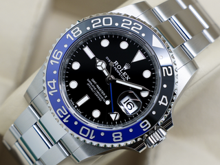 ROLEX GMT-MASTER II BATMAN 126710BLNR STAINLESS STEEL WARRANTY 2023 UK B&P