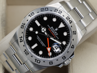 GENTS ROLEX EXPLORER II 42mm 226570 STAINLESS STEEL BLACK DIAL WARRANTY 2021 UK B&P