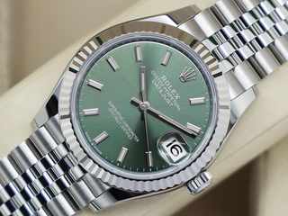 LADIES ROLEX DATEJUST MIDSIZE 31mm 278274 STAINLESS STEEL MINT GREEN DIAL UNWORN 2025 UK B&P