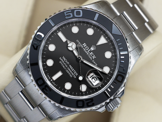 GENTS ROLEX YACHT-MASTER 42MM 226627 TITANIUM OYSTER BRACELET MATT BLACK DIAL UNWORN FULL STICKERS 2025 UK B&P