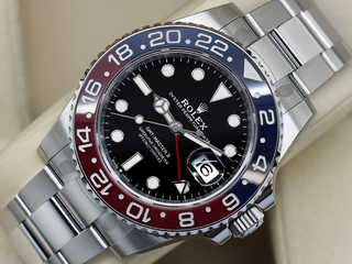 GENTS ROLEX GMT-MASTER II PEPSI 126710BLRO STAINLESS STEEL UNWORN FULL STICKERS 2025 UK B&P